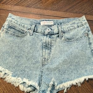 Guess high wasted shorts